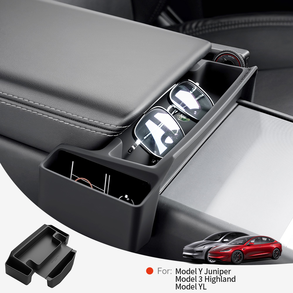 Interior Design Styles - กล่องเก็บของที่วางแขนคอนโซลกลาง YZ สำหรับ Tesla Model 3