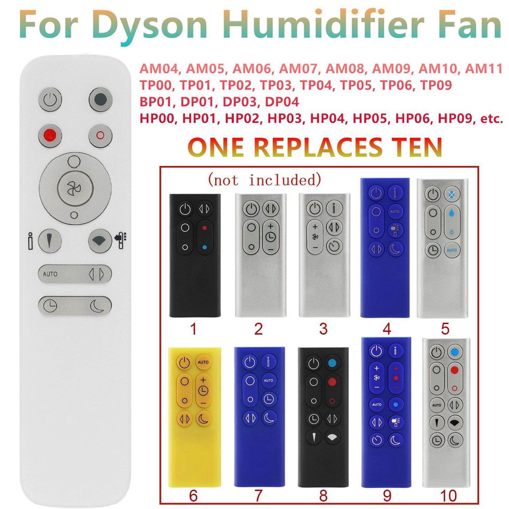 รีโมทคอนโทรล 10 ใน 1 สำหรับเคร - Dyson Fan Am07 บทวิจารณ์และราคา