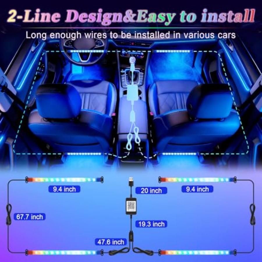 ไฟ LED ภายในรถยนต์อัจฉริยะ ควบ - Interior Design Apps บทวิจารณ์และราคา