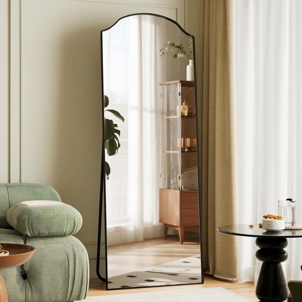กระจกโค้งสามชั้นแบบเต็มตัว ขนา - Arch Mirror Leaning บทวิจารณ์และราคา