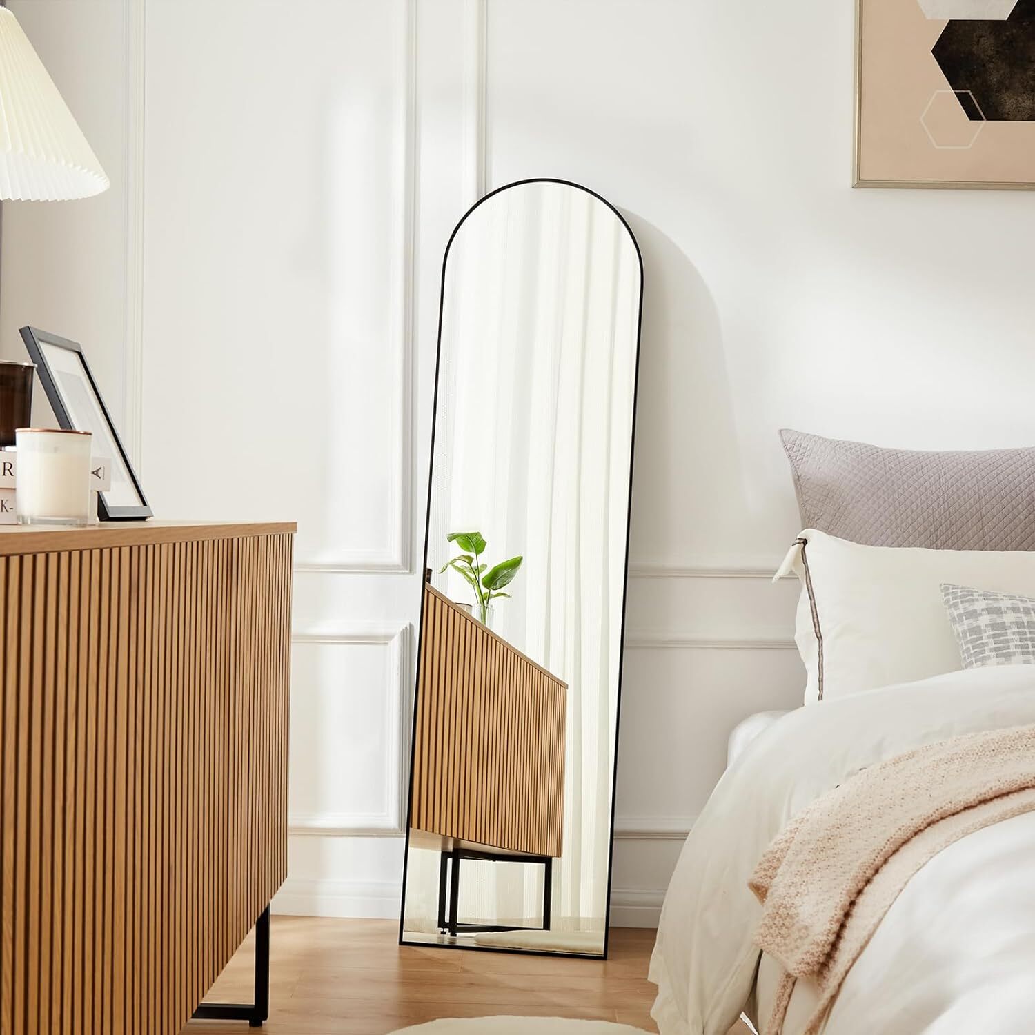 กระจกเงาเต็มตัวทรงโค้งขนาด 59  - Arch Mirror Leaning บทวิจารณ์และราคา