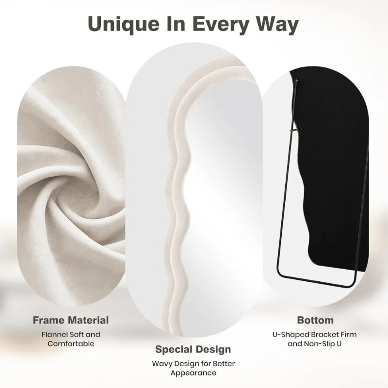 กระจกเต็มตัวขนาด 63x24 นิ้ว ทร - Arch Mirror Leaning บทวิจารณ์และราคา