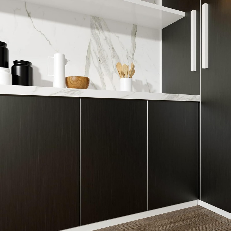 วอลเปเปอร์ลอกและติดโลหะสำหรับห - Interior Design Kitchen บทวิจารณ์และราคา