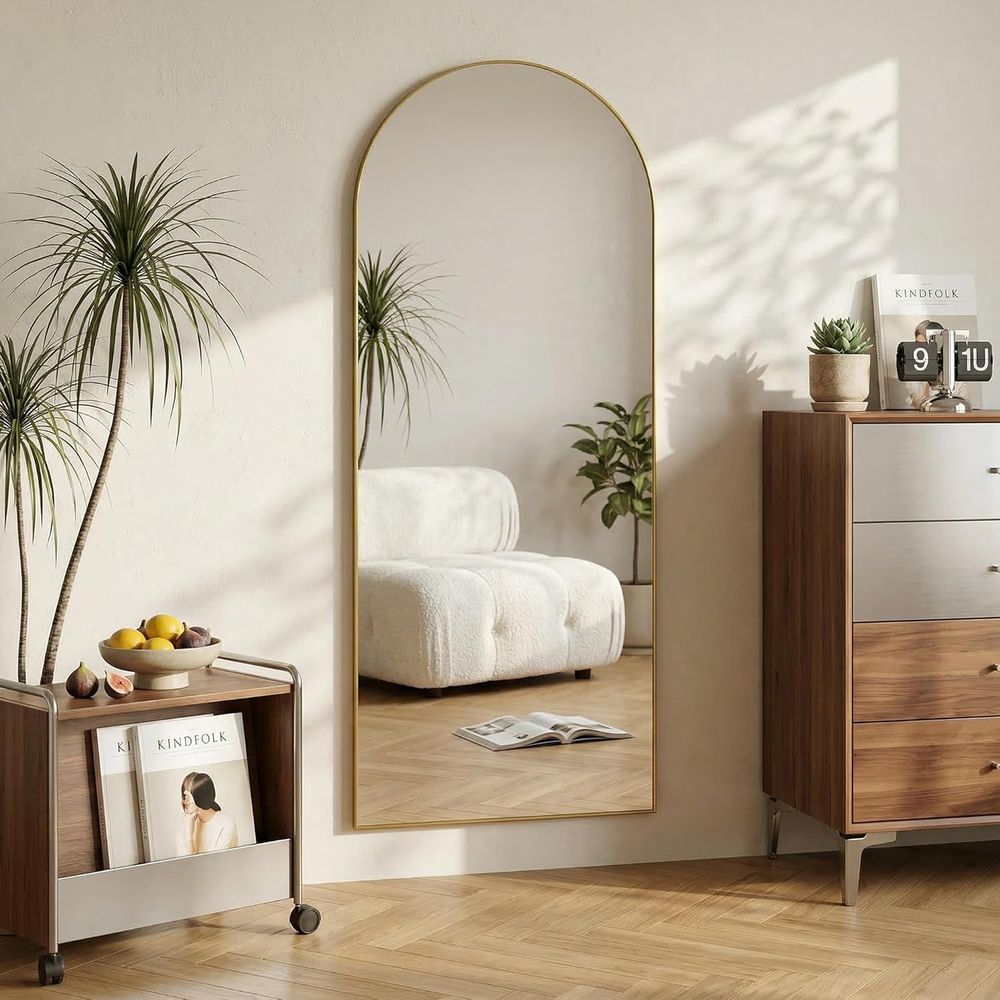 กระจกโค้งเต็มตัวขนาด 71 x 28 น - Arch Mirror Leaning บทวิจารณ์และราคา