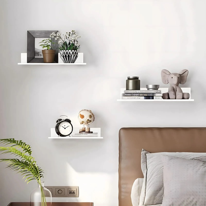 ชั้นวางของติดผนังโลหะแบบลอย สำ - Interior Design Kitchen บทวิจารณ์และราคา