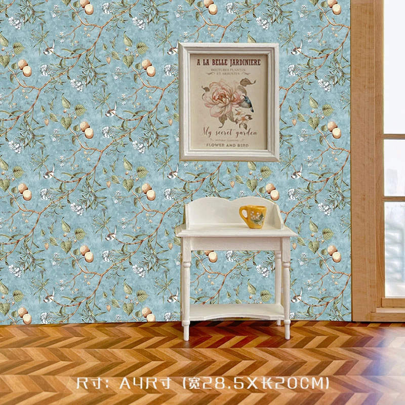 สติ๊กเกอร์วอลเปเปอร์บ้านตุ๊กตา - Interior Design Kitchen บทวิจารณ์และราคา