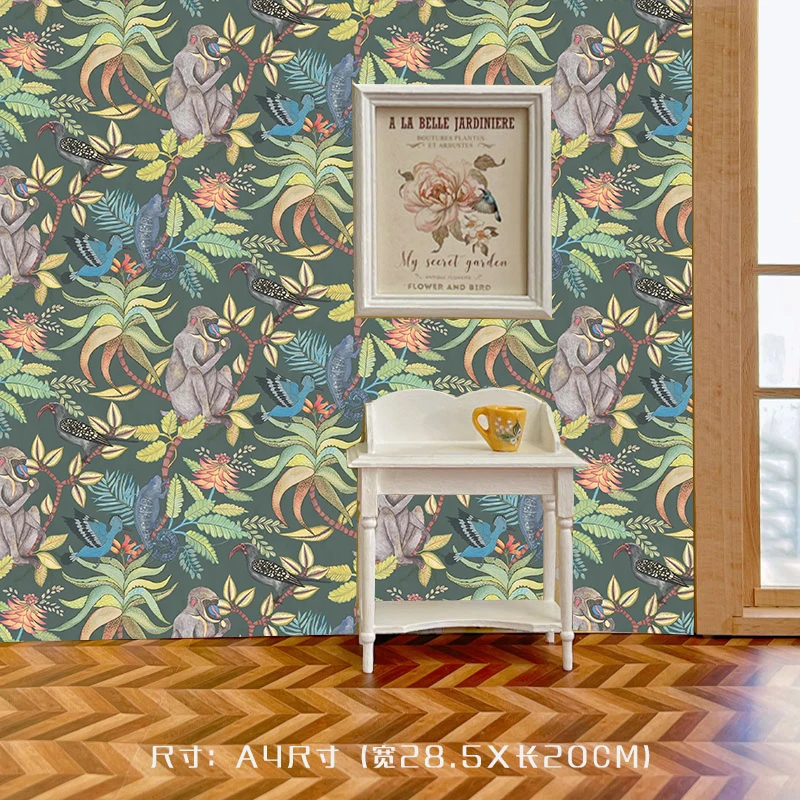 สติ๊กเกอร์วอลเปเปอร์บ้านตุ๊กตา - Interior Design Kitchen บทวิจารณ์และราคา